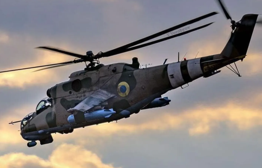 Україна втратила вертоліт Мі-24 під час бойового завдання: екіпаж загинув